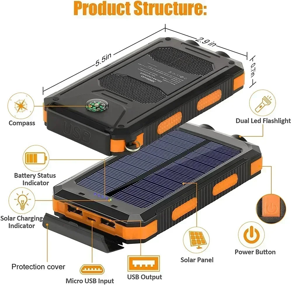 Batería Externa Solar