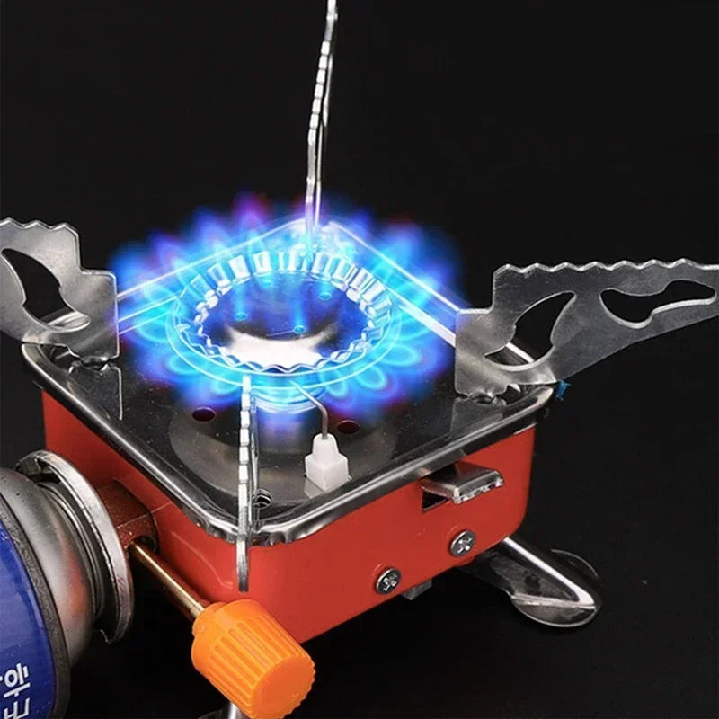 Camping gas portátil plegable