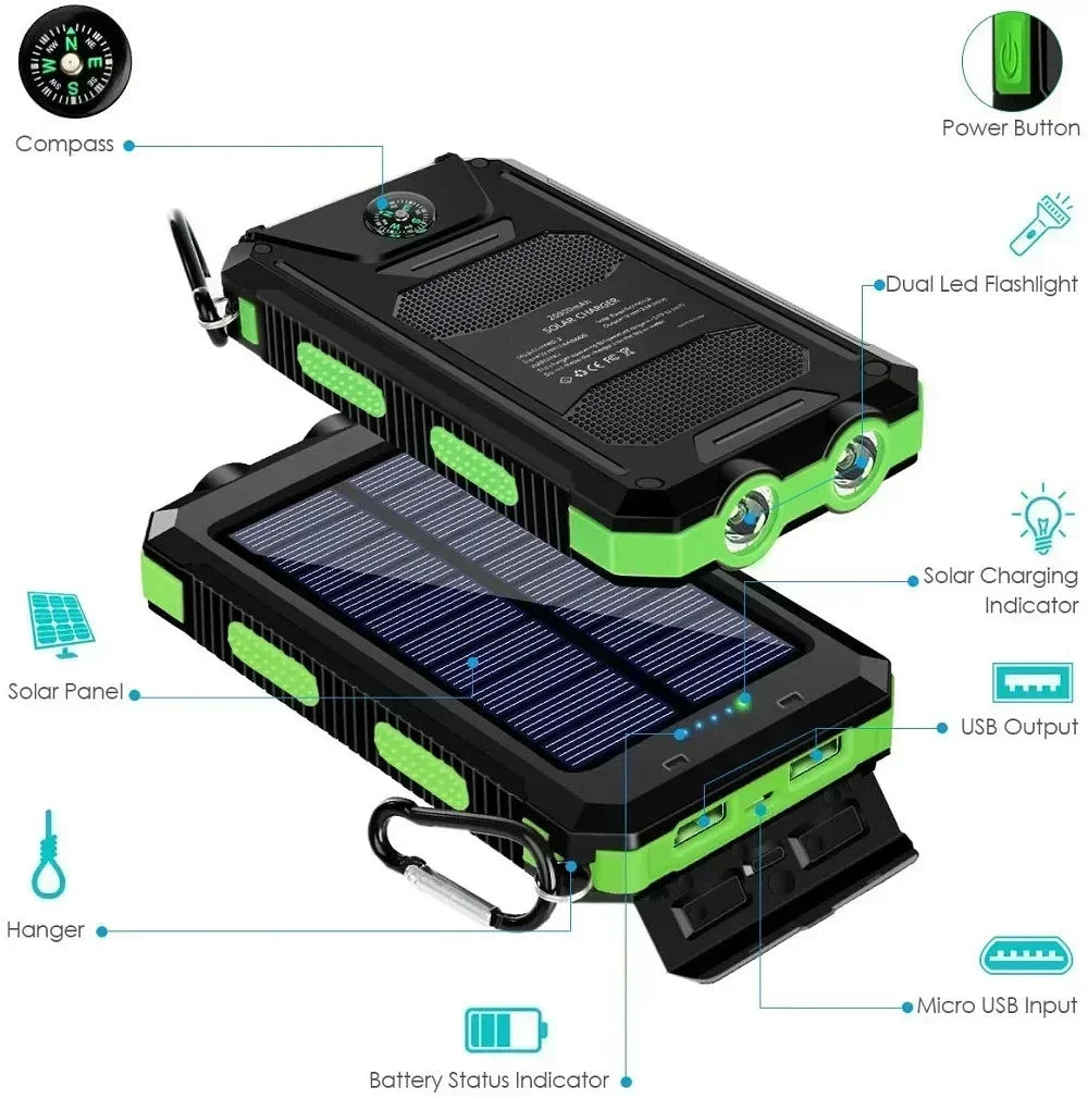 Batería Externa Solar