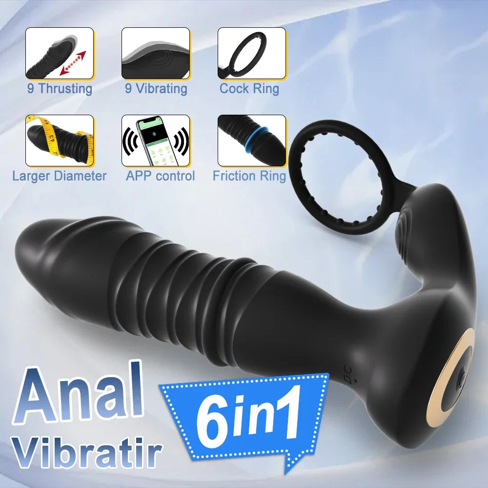 Vibrador anal masculino