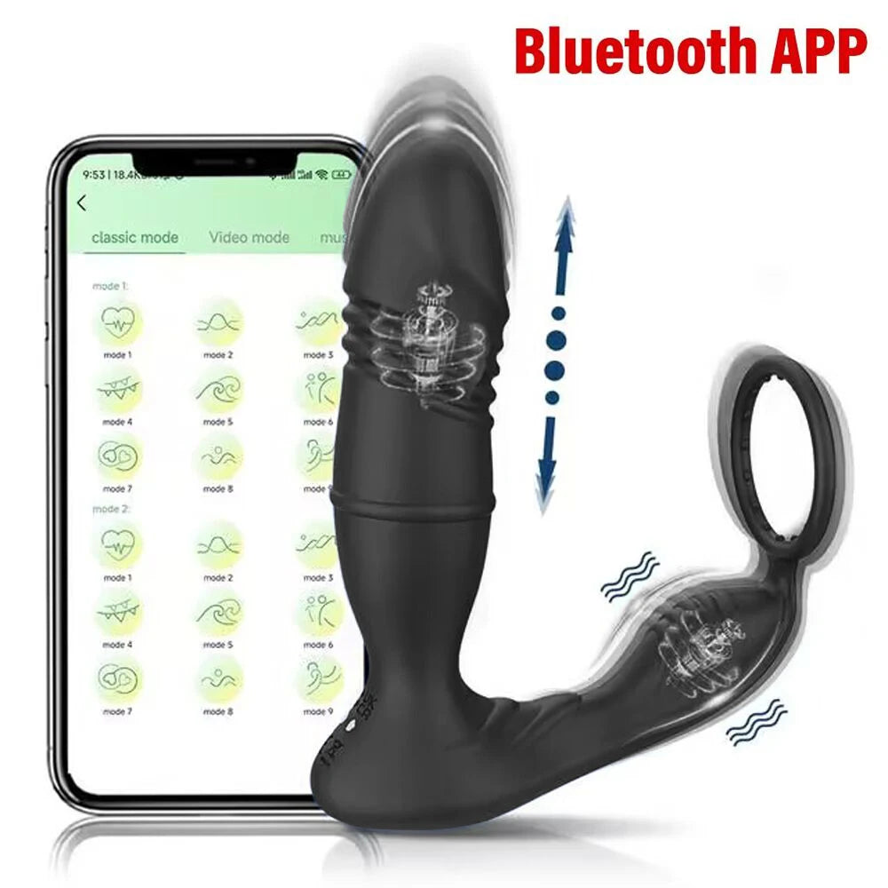 Vibrador anal masculino