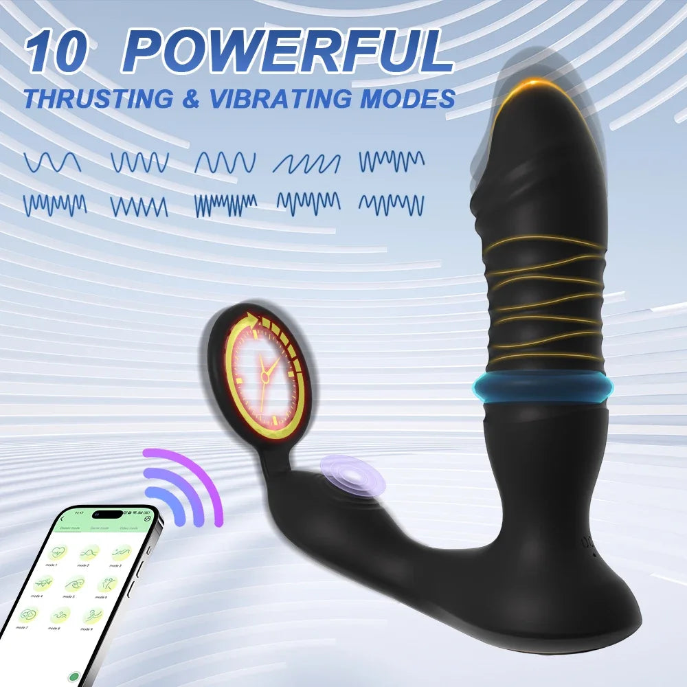 Vibrador anal masculino